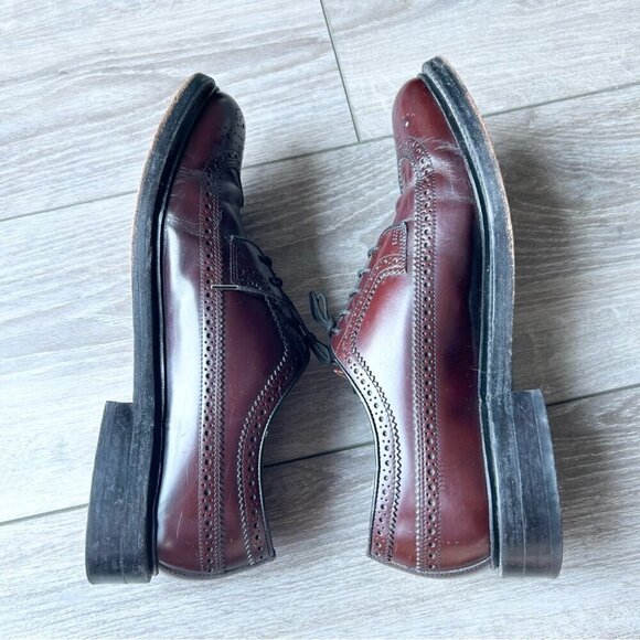 Bostonian Burgundy Longwings Dress Shoes
